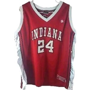 Vintage Indiana Hoosiers IU Basketball Jersey #24 Colosseum Athletics Size XL